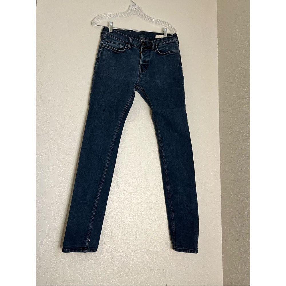 All Saints Dark Blue/Indigo Cigarette Skinny Jeans